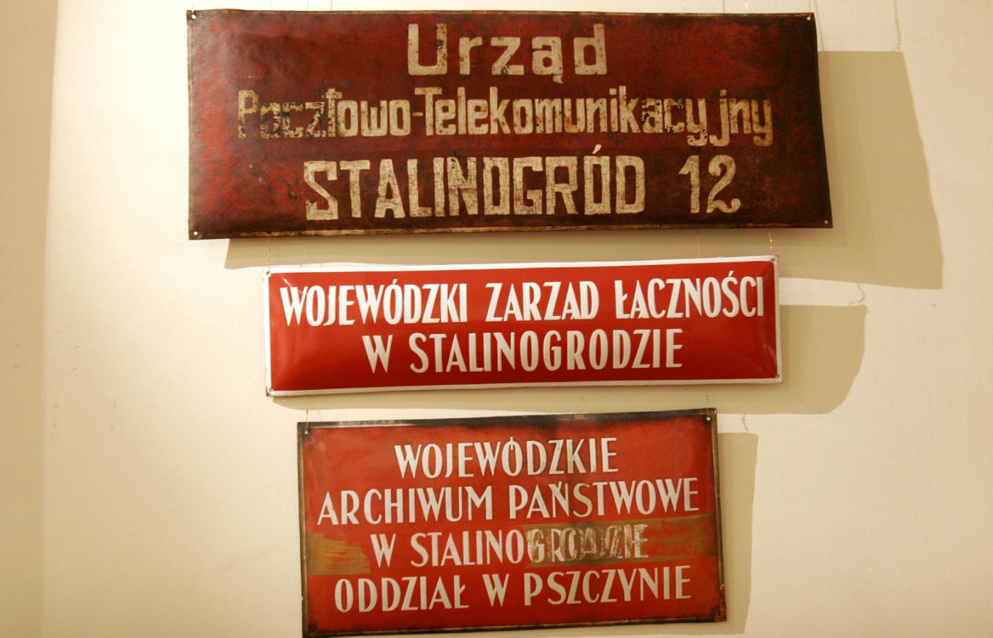 Eksponaty z Muzeum Historii Katowic