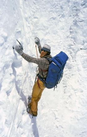 Włodzimierz Stoiński podczas wyprawy na Annapurnę, 1981 r.