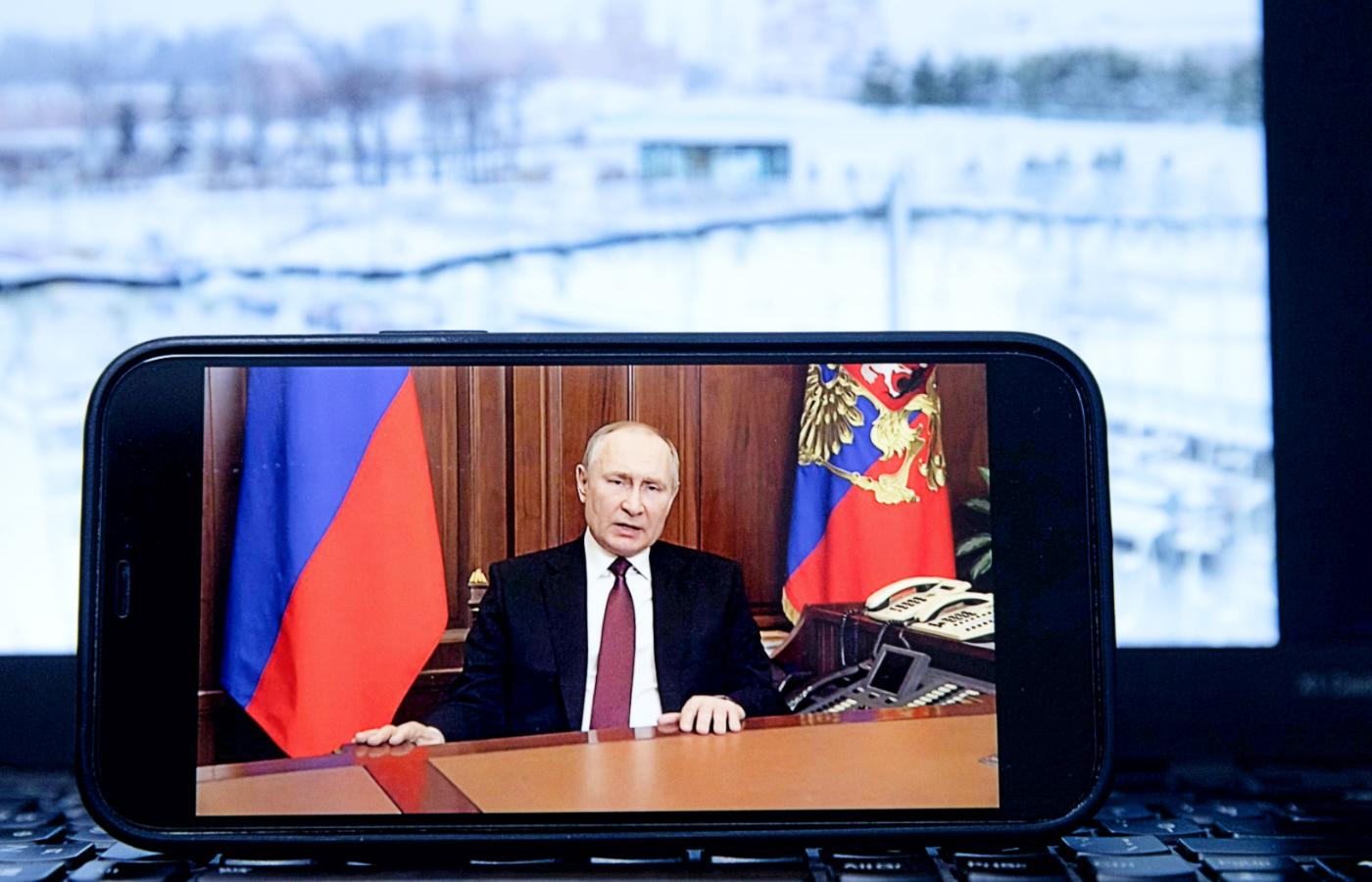 Transmisja przemówienia Władimira Putina