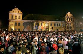 Pałac biskupi w Krakowie na ul. Franciszkańskiej.
