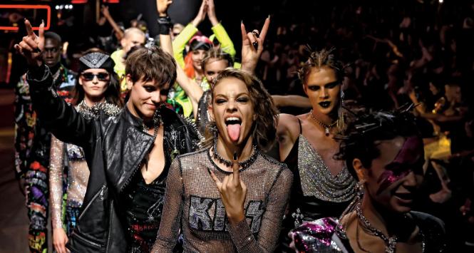 Pokaz mody Philippa Pleina, Mediolan, 2019 r.