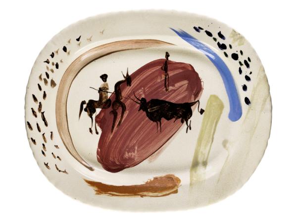 Ceramika, „Corrida na białym tle”, 1948 r.