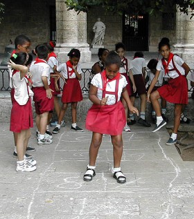 Albo w klasy. To już kubańska uliczka.