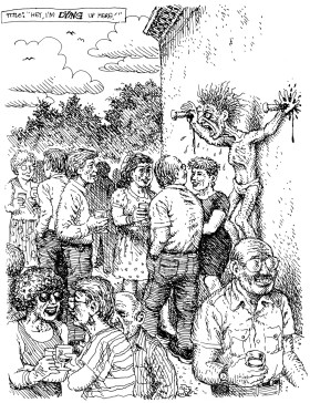 Robert Crumb: „Hey, I am Dying Up Here!”. Praca z 1990 r.