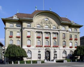 Siedziba Banku Narodowego Szwajcarii. Berno.