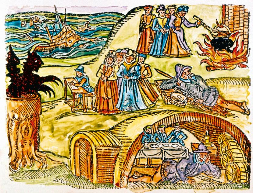 „Newes from Scotland” – ilustrowana opowieść o prześladowaniach w 1591 roku.