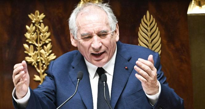 Premier Francji François Bayrou przed głosowaniem nad wotum zaufania dla jego rządu, 8 września 2025 r.