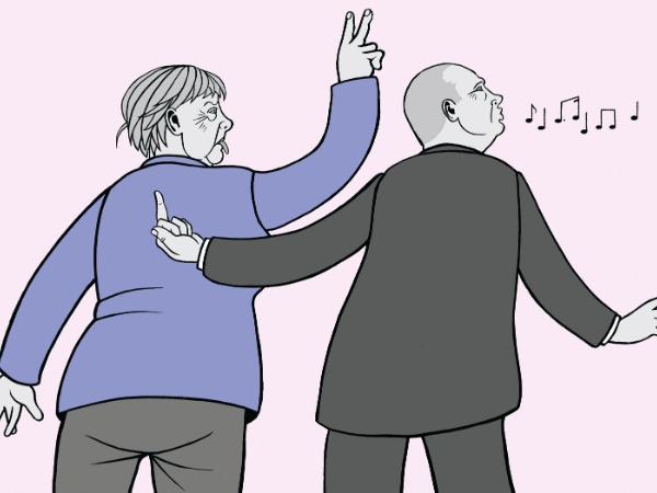 Merkel i Putin