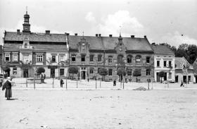 Rynek w Myślenicach, czerwiec 1936 r.