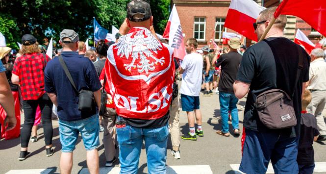 Protest przeciwko imigracji w Zgorzelcu, 29 czerwca 2025 r.