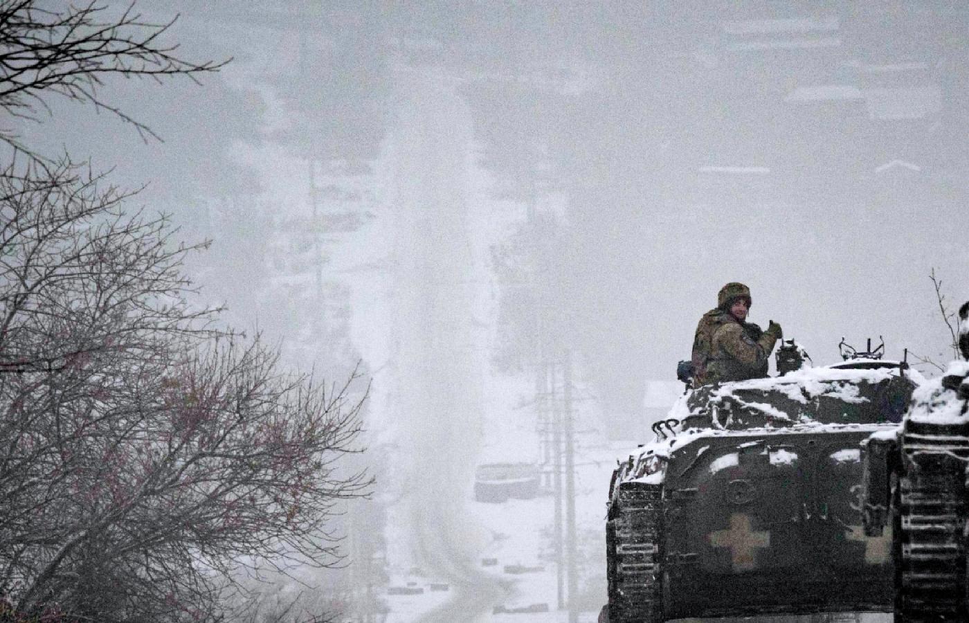 Ukraińskie wojska w rejonie Doniecka, 30 stycznia 2023 r.