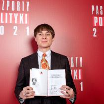 Ralph Kaminski w czasie gali Paszportów POLITYKI 2021