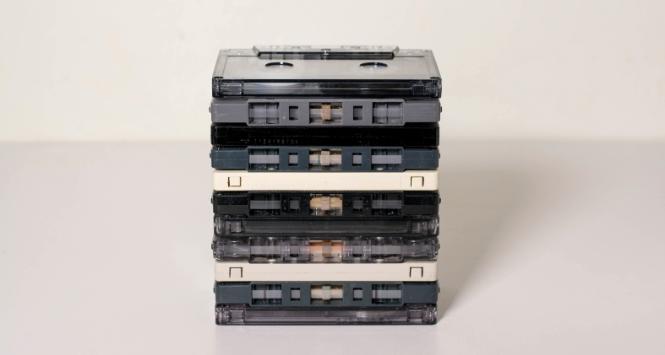 W latach 70. królowały kasety magnetofonowe.