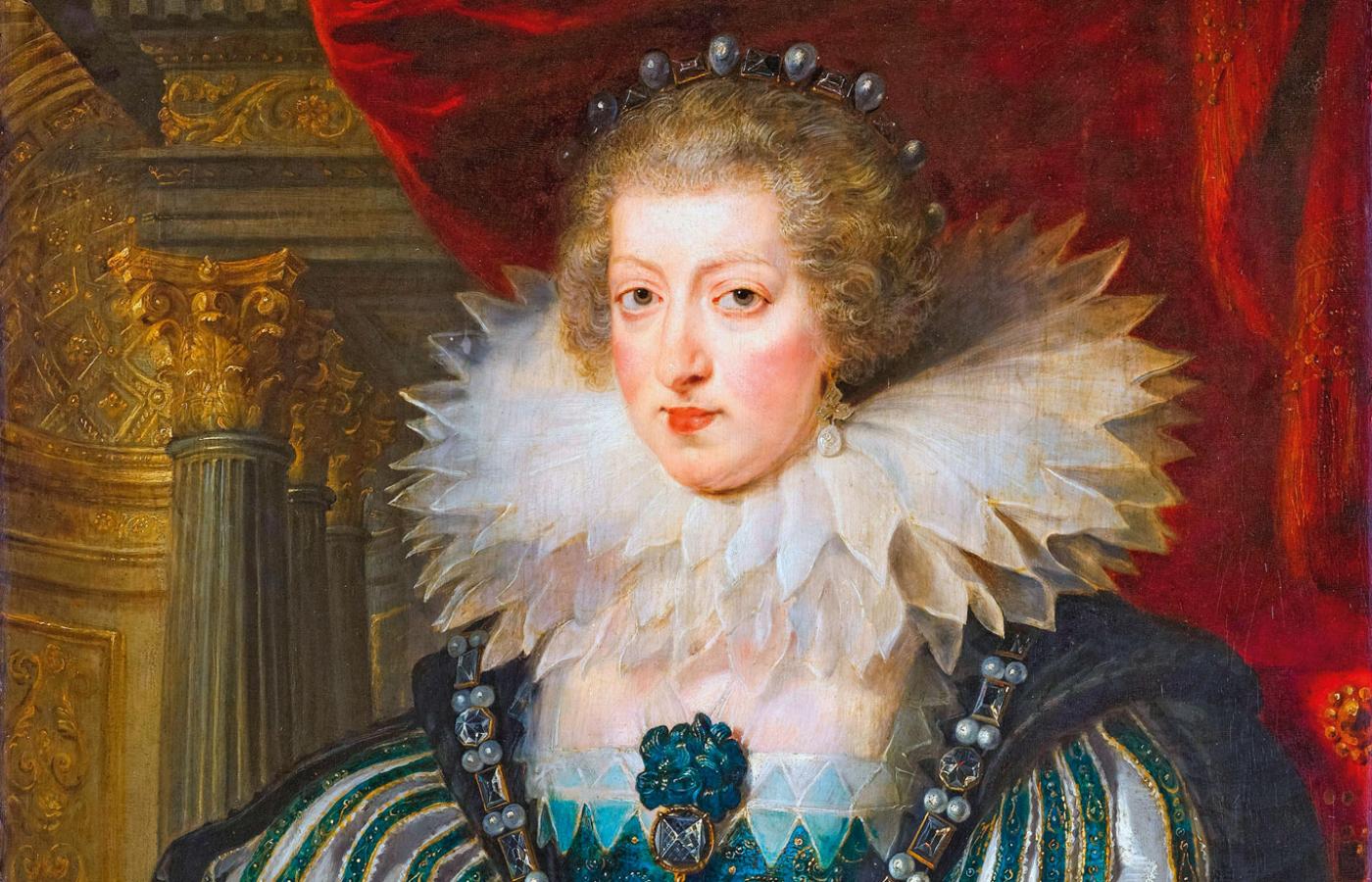 Anna Austriaczka na portrecie z warsztatu Petera Paula Rubensa, XVII w.