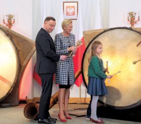 Agata Kornhauser-Duda i Andrzej Duda.