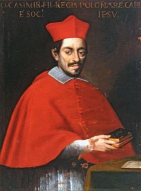 Jan Kazimierz jako kardynał, portret z epoki, malarz nieznany.