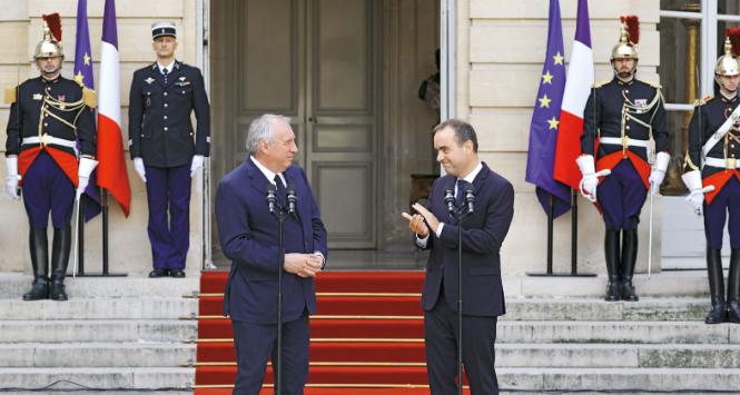 François Bayrou i Sébastien Lecornu