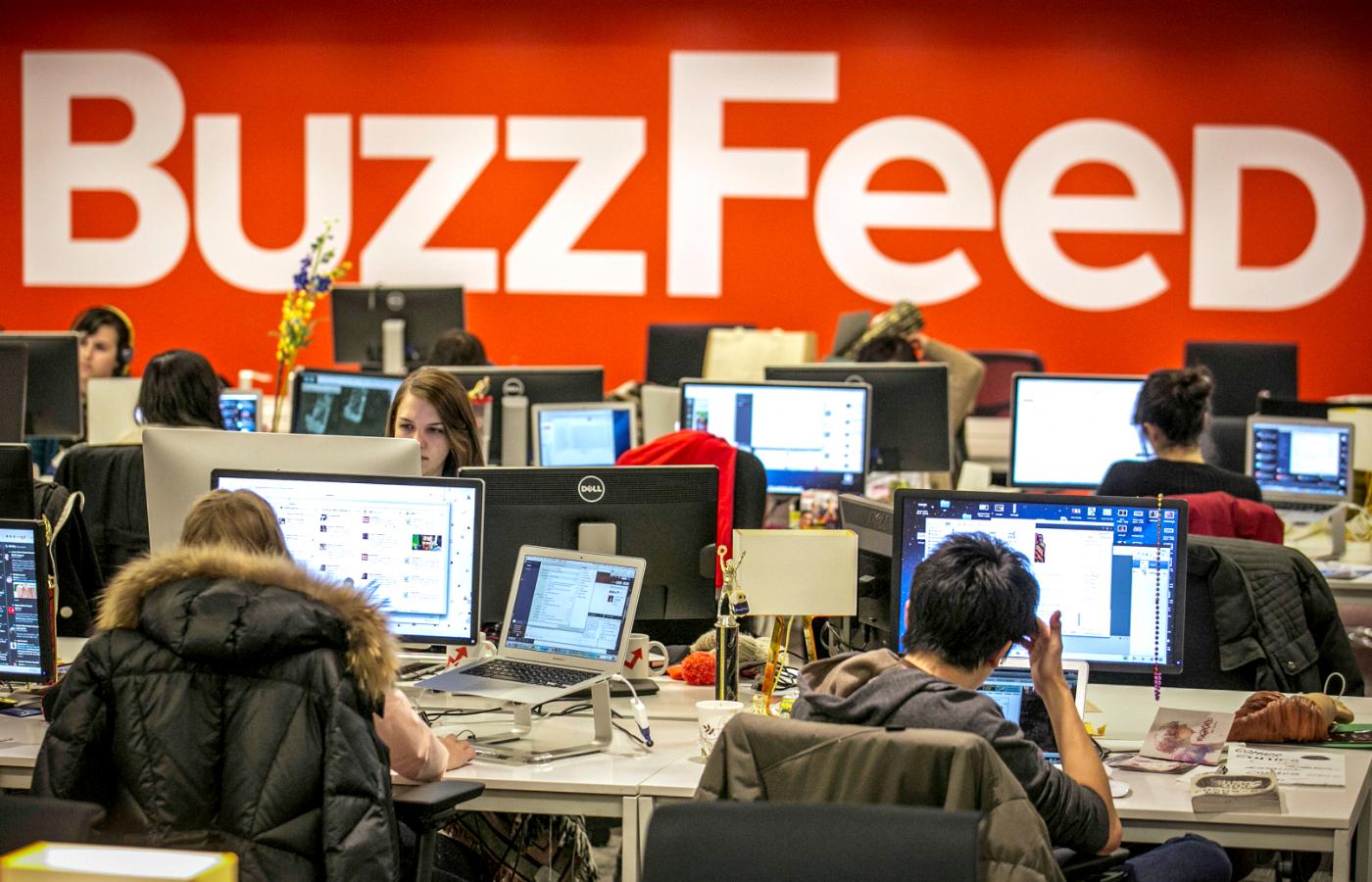 Redakcja BuzzFeed w Nowym Jorku, zdjęcie z 2016 r.