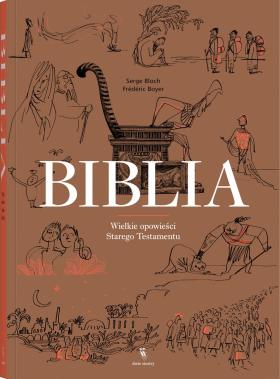 Frédéric Boyer (tekst), Serge Bloch (ilustracje), Biblia, Dwie Siostry, Warszawa 2017. Maj to jak wiadomo sezon komunijny, a do kanonicznych prezentów wciąż możemy zaliczyć zarówno konsolę do gier, jak i Pismo Święte. Czasami występują nawet w zestawach. O ile kupienie dobrej konsoli nie jest wielkim problemem, o tyle znalezienie dobrze zilustrowanej Biblii zakrawa na prawdziwe wyzwanie. Dominuje słodki kicz lub niezbyt wprawny realizm. Dlatego „Biblia” z ilustracjami Serge’a Blocha to wielce chlubny wyjątek. Składa się z wybranych tekstów Starego Testamentu, które bywają dość okrutne. Jednak Bloch i Boyer traktują swoich czytelników poważnie. Nie epatują okrucieństwem, a zarazem nie cenzurują poczynań proroków i władców Izraela. Nade wszystko książka jest doskonała graficznie – Bloch łączy parakomiksową narrację ze skrajnym minimalizmem i doskonałą dynamiką opowieści. Dla fanów Butenki i nie tylko.