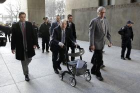 Harvey Weinstein w drodze na rozprawę sądową. Nowy Jork, 24 lutego.