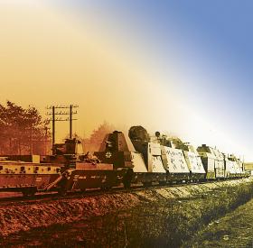 Niemiecki pociąg pancerny z czasów drugiej wojny