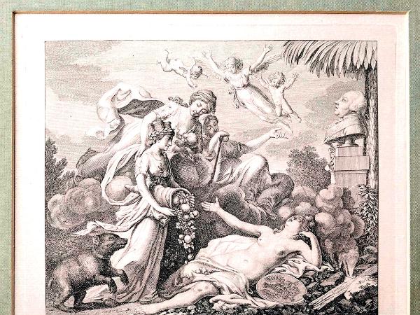 Daniel Chodowiecki, „Alegoria pożaru miasta Ruppin”, 1787 r.