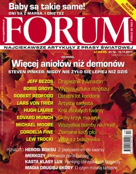 Artykuł pochodzi z 44/45 numeru tygodnika FORUM, w kioskach od 31 października.
