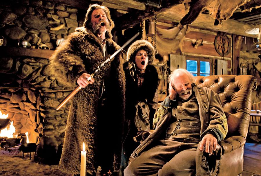 Od lewej: Kurt Russell, Jennifer Jason Leigh i Bruce Dern to tylko część gwiazdorskiej obsady westernu Quentina Tarantino