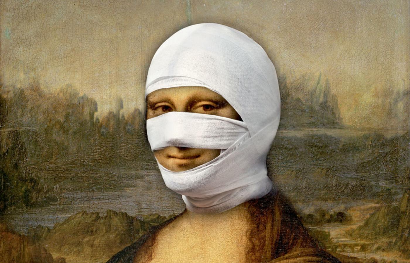 Mona Lisa Leonarda da Vinci z archiwum austriackiego fotografika Ericha Lessinga