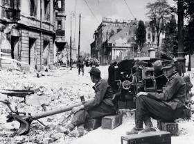 Niemieckie stanowisko artyleryjskie