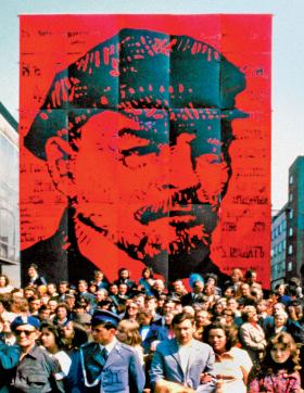 Pochód pierwszomajowy w araszawie. 1974 r.