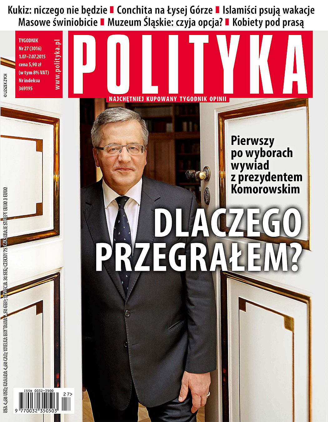  Polityka 27 2015 Cover Polityka pl