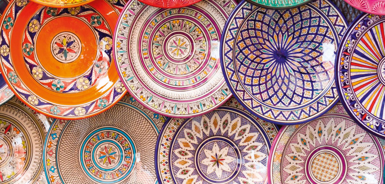 Marokańskie talerze.