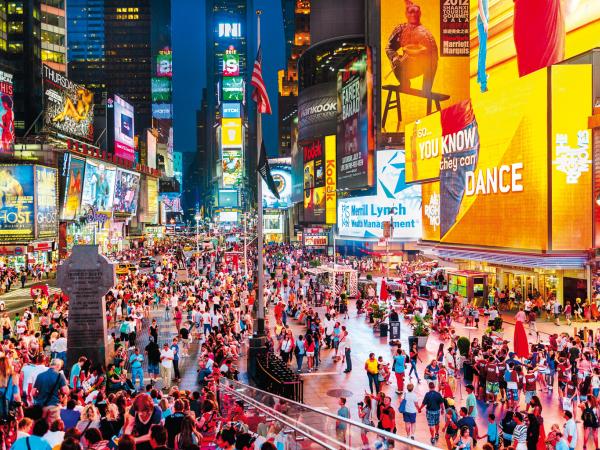 Nowy Jork. Im większe miasto, tym większy pęd jego mieszkańców.