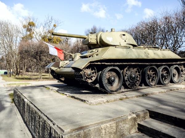 Czołg T-34 w Gdańsku