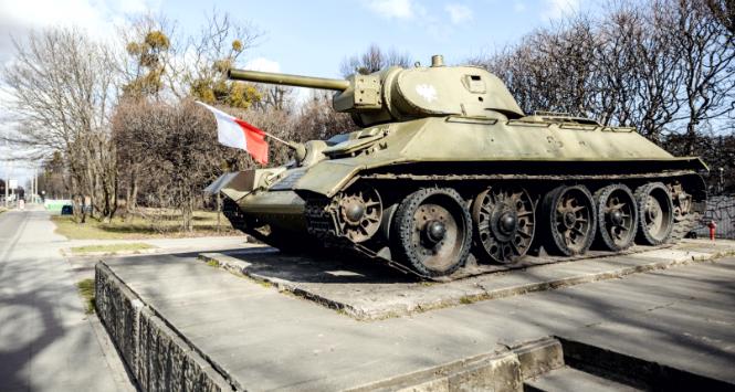 Czołg T-34 w Gdańsku