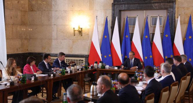 Na wyjazdowym posiedzeniu w Katowicach rząd przyjął projekt ustawy o bonie energetycznym. 7 maja 2024 r.