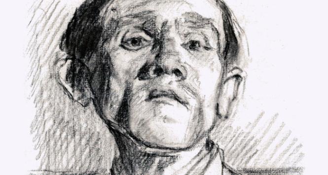 „Autoportret w bluzie zapiętej pod szyję”, ok. 1933 r.