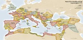 Podział Cesarstwa Rzymskiego na prowincje w 117 r.