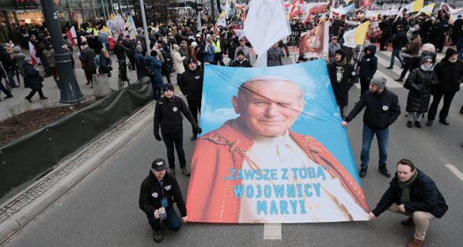 2 kwietnia 2023 r. Marsz papieski w Warszawie