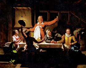 „Henryk IV z wizytą u młynarza Michaud”, Alexandre Menjaud, 1807 r.