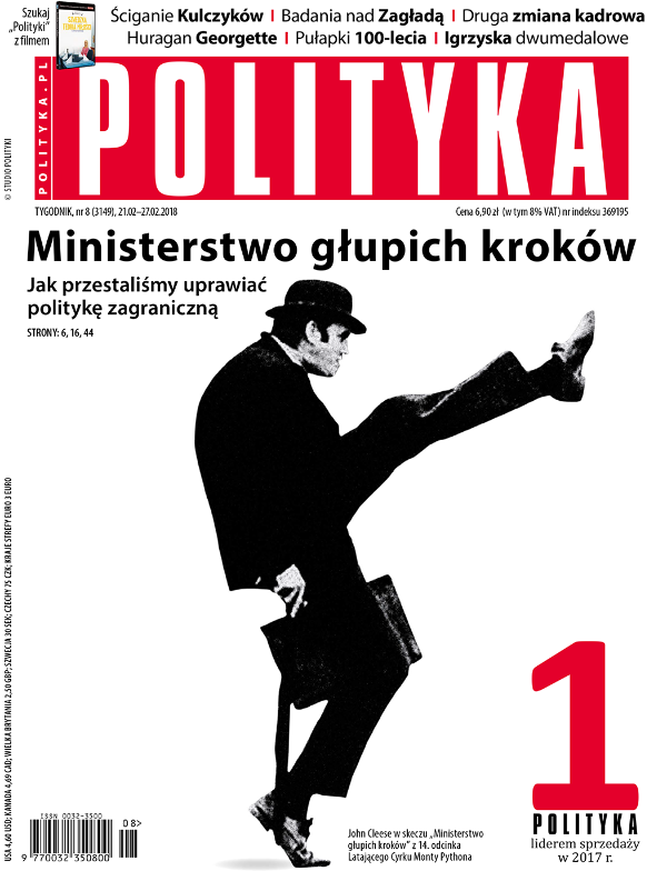 okładka - Polityka 08 2018