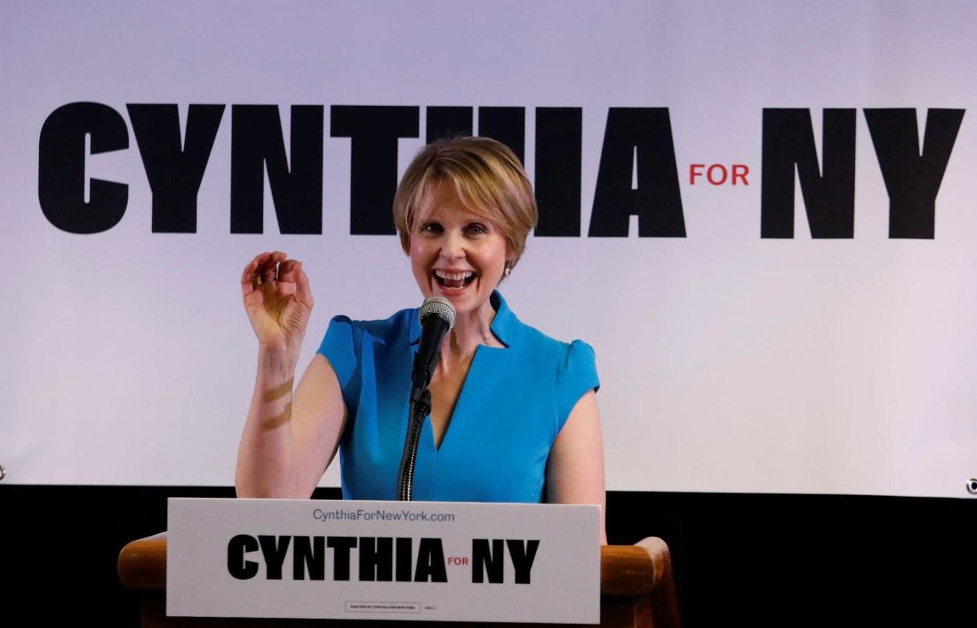 Cynthia Nixon powalczy o fotel gubernatora stanu Nowy Jork.