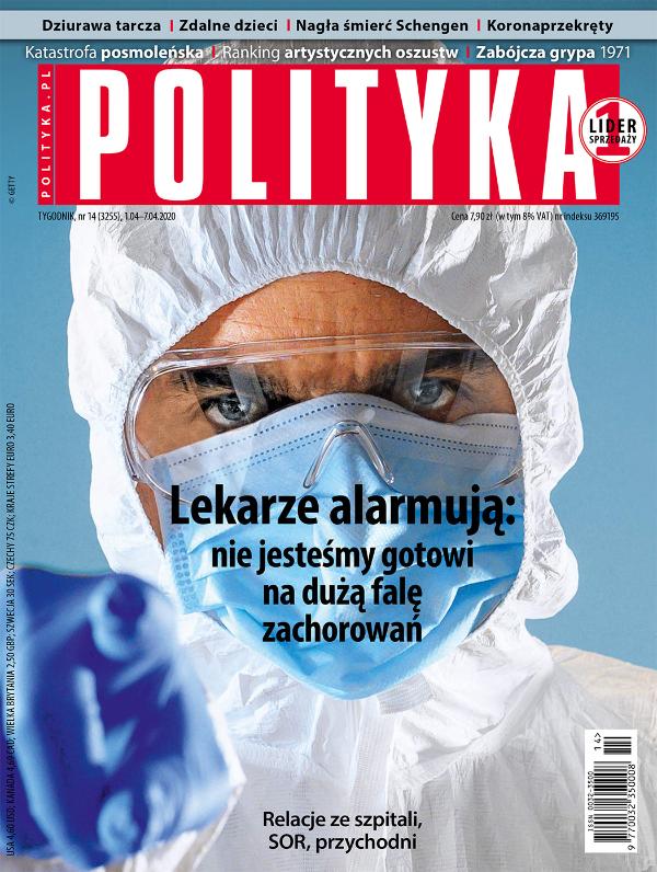 okładka - Polityka 14 2020