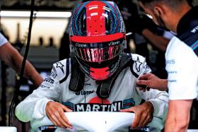 Robert Kubica podczas jednej z jazd testowych w zespole Williamsa.