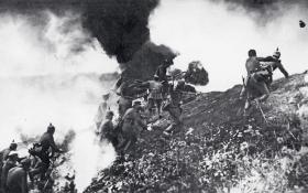 Niemiecki atak na wzgórze Martwy Człowiek (Le Mort Homme), 1916 r.