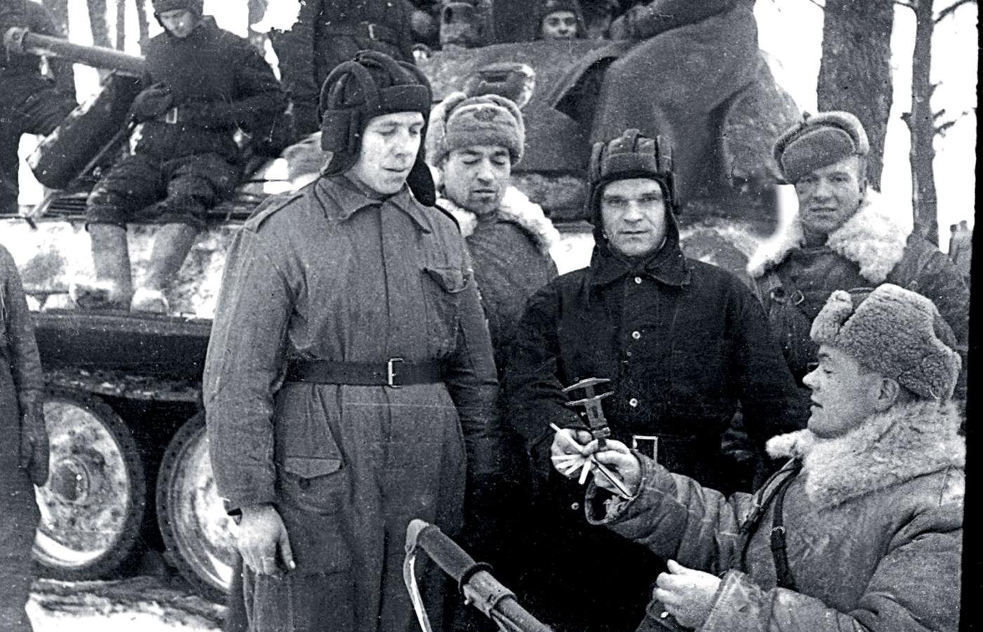 Szkolenie w 1 Brygadzie Pancernej, osada Raj pod Smoleńskiem, styczeń–luty 1944 r.