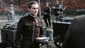 Mateusz Więcławek grający w filmie „Zieja” głównego bohatera w młodości