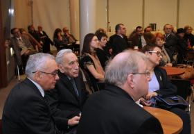 Premier Tadeusz Mazowiecki, Jacek Ambroziak, Aleksander Hall.