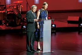 Aneta Kyzioł z Januszem Gajosem